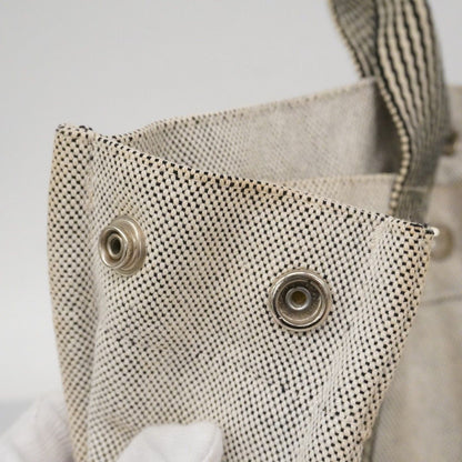 Hermes Tote New Fourre Tout MM Canvas Gray Silver — view 9
