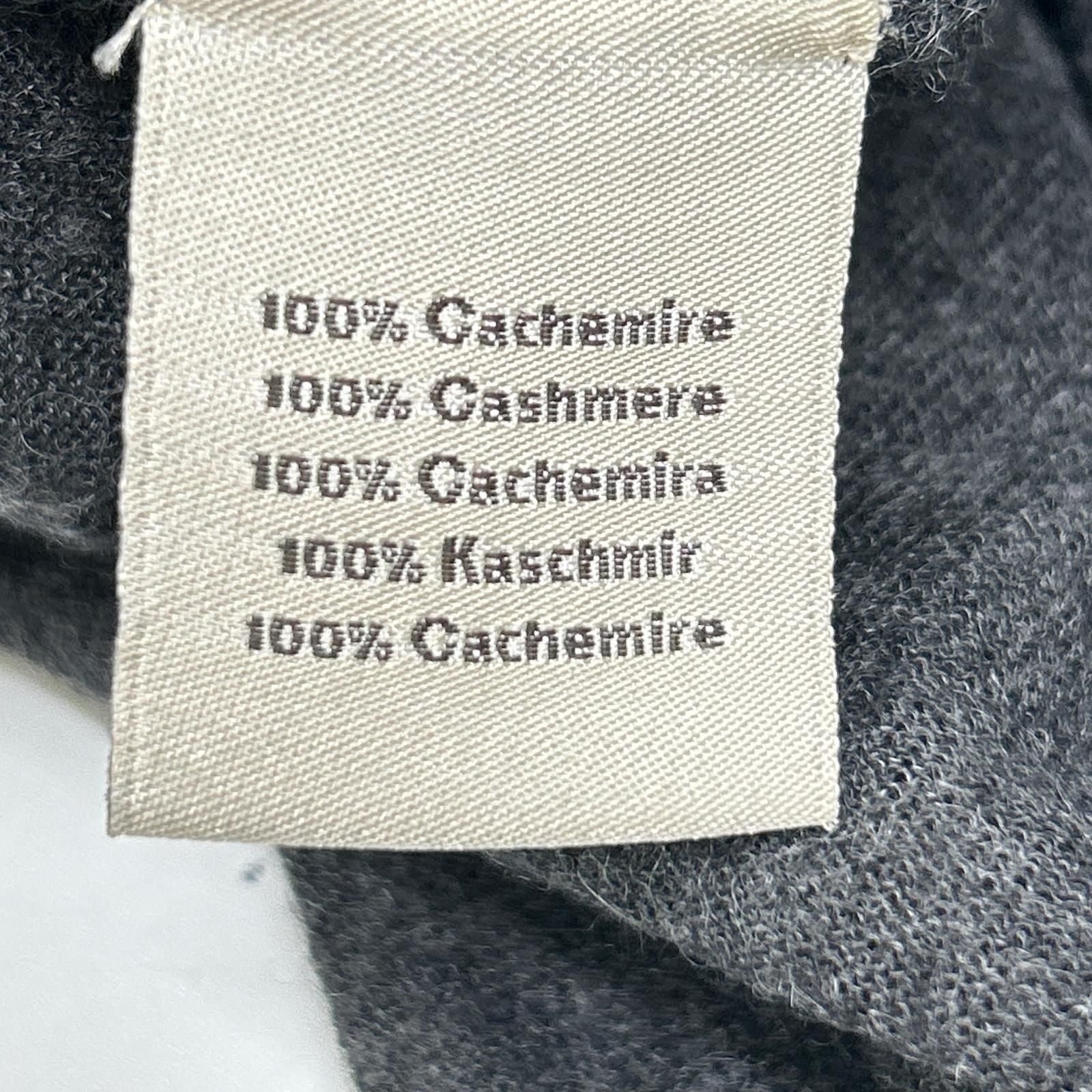 Hermes Charcoal Gray Cashmere 100 Turtleneck Knit Sweater — view 4