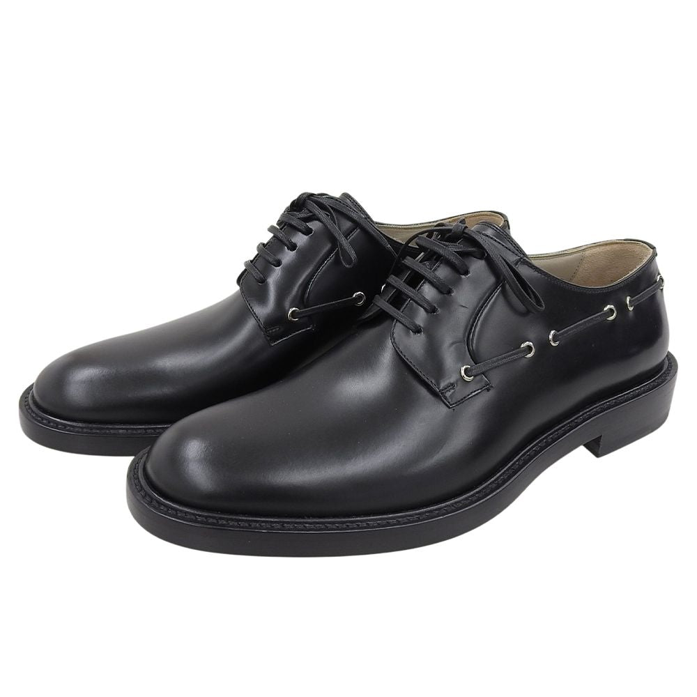 Dior Homme Outer Feather Plain Toe Shoes Black