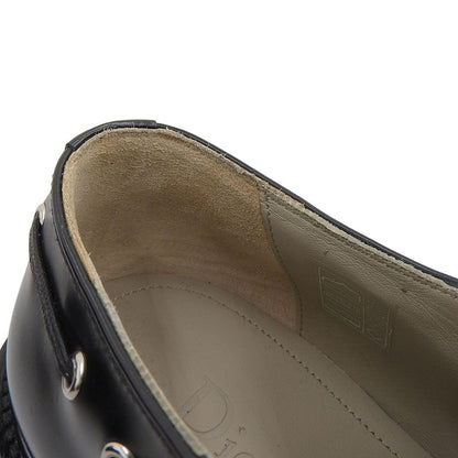 Dior Homme Outer Feather Plain Toe Shoes Black — view 4