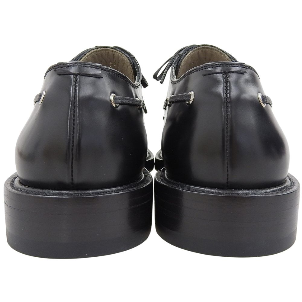 Dior Homme Outer Feather Plain Toe Shoes Black — view 3
