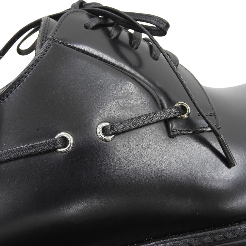Dior Homme Outer Feather Plain Toe Shoes Black — view 5
