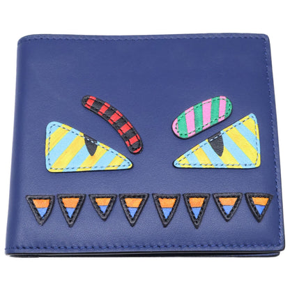 Fendi O6g Monster Star Eye Bifold Wallet