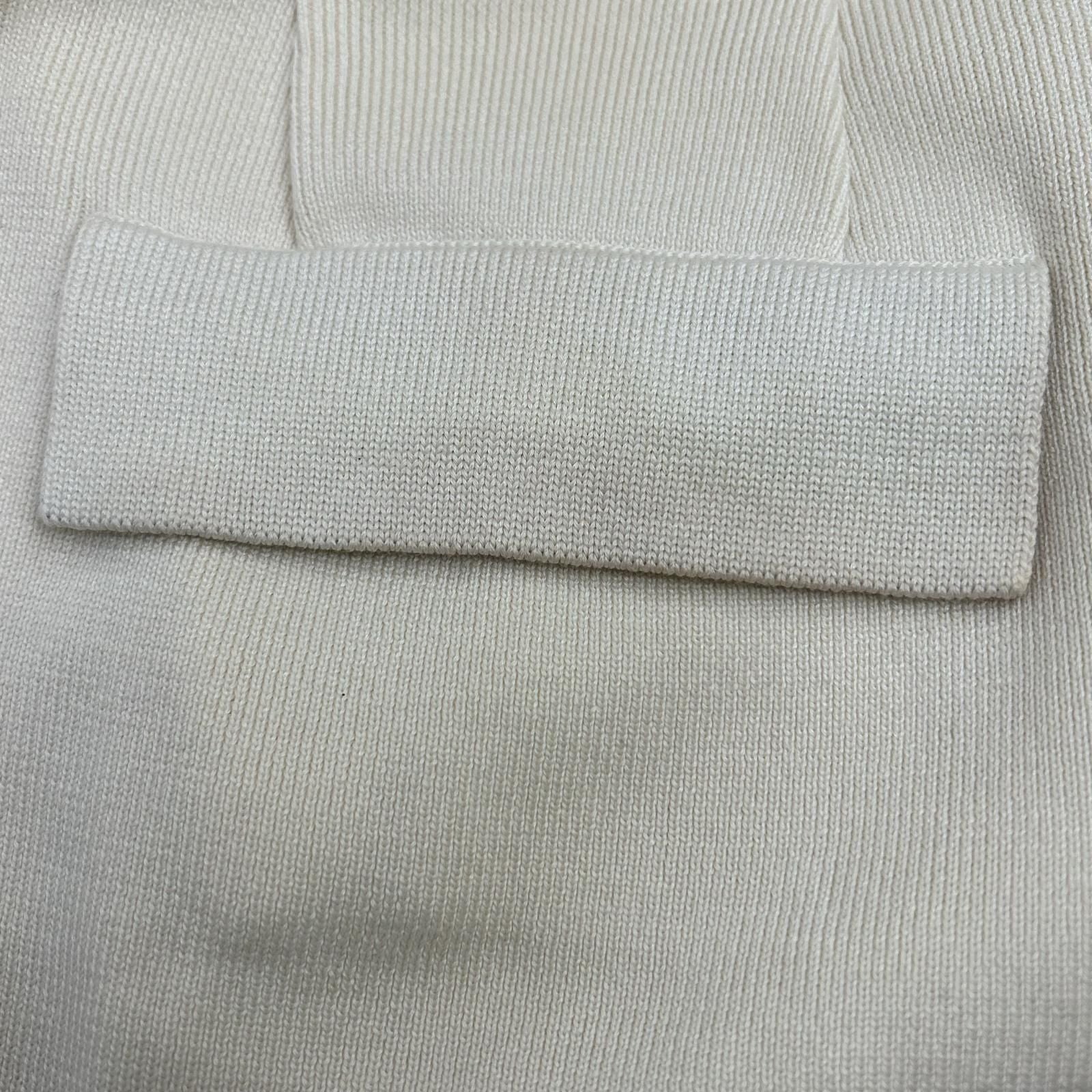 Loro Piana Ivory Silk Cotton Tailored Jacket 42 — view 8