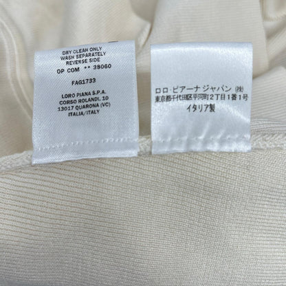Loro Piana Ivory Silk Cotton Tailored Jacket 42 — view 6