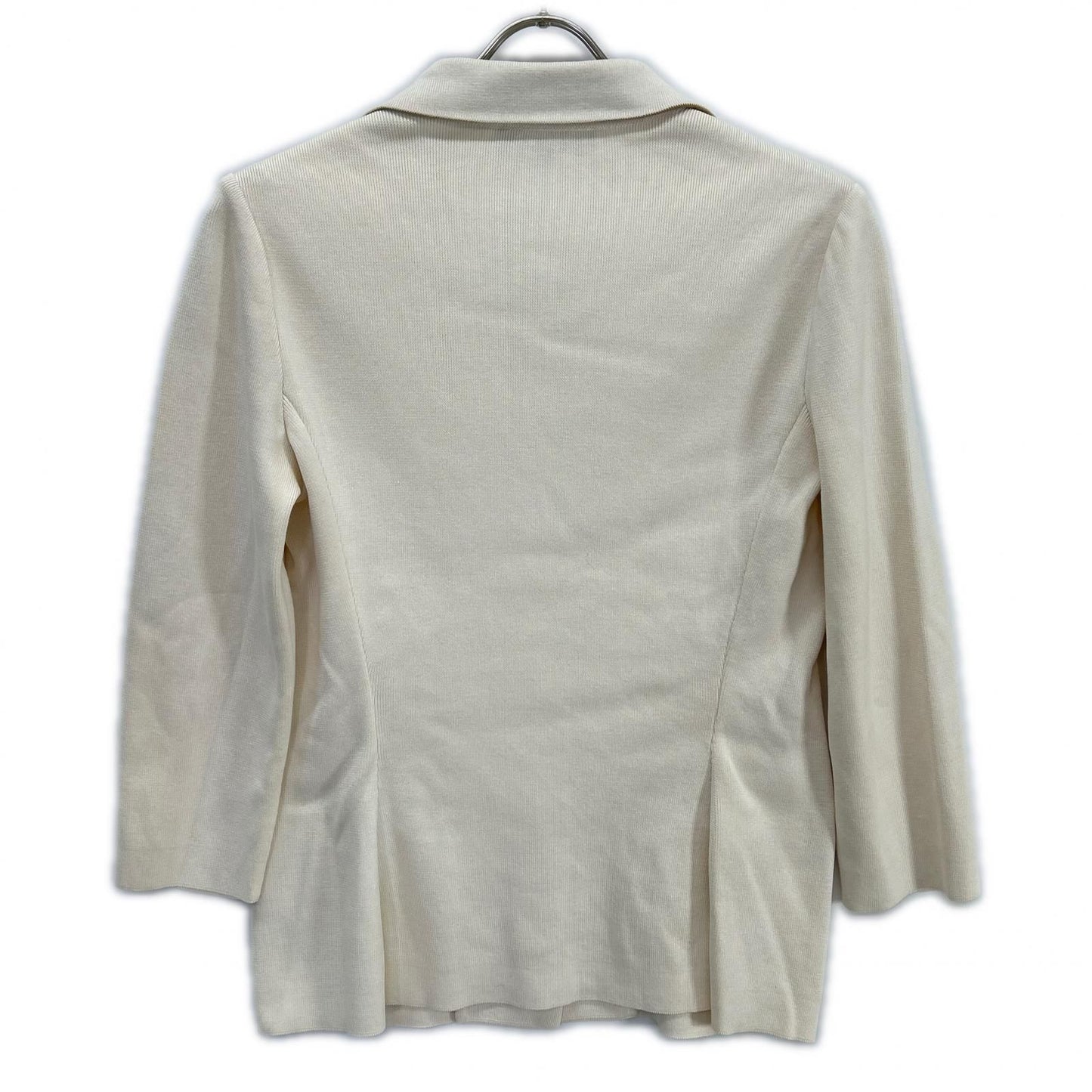 Loro Piana Ivory Silk Cotton Tailored Jacket 42 — view 2