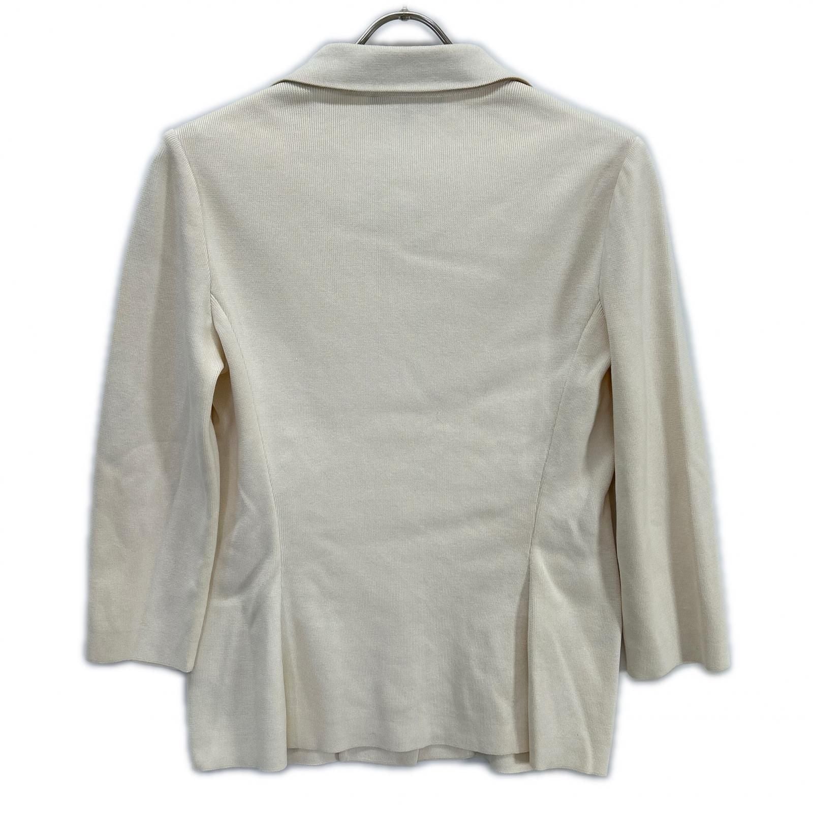 Loro Piana Ivory Silk Cotton Tailored Jacket 42 — view 2
