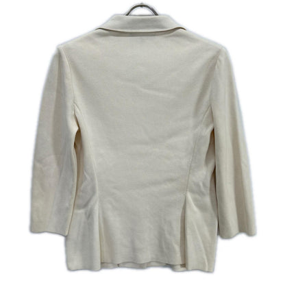 Loro Piana Ivory Silk Cotton Tailored Jacket 42 — view 2