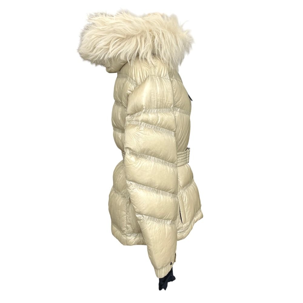 Moncler Down Jacket Bernin Nylon Beige — view 4