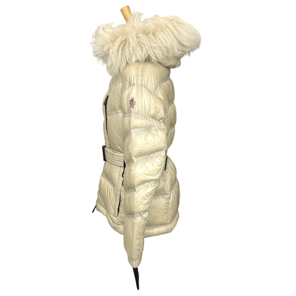 Moncler Down Jacket Bernin Nylon Beige — view 2