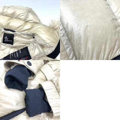 Moncler Down Jacket Bernin Nylon Beige — view 9