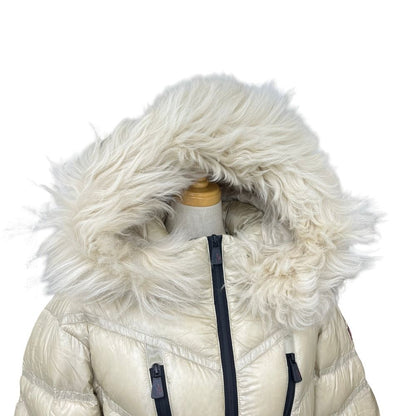 Moncler Down Jacket Bernin Nylon Beige — view 5
