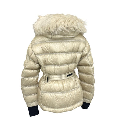 Moncler Down Jacket Bernin Nylon Beige — view 3