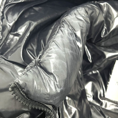 Moncler Down Jacket Moka Nylon 999 Black — view 5