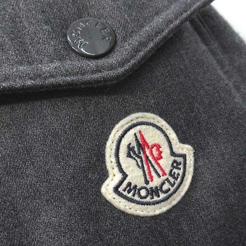 Moncler Montgenevre Wool Down Jacket Hooded Gray — view 6