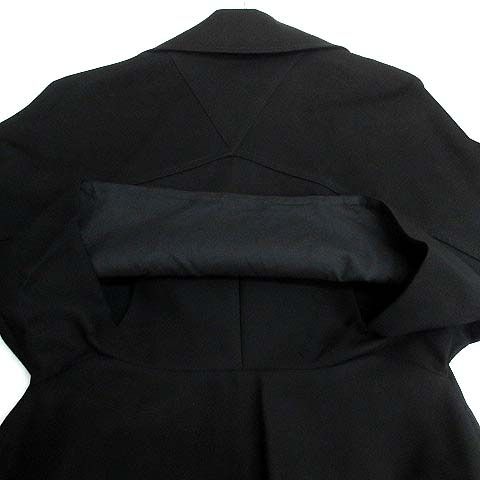 Bottega Veneta Long Trench Coat Triangle Buckle Black 36 — view 5