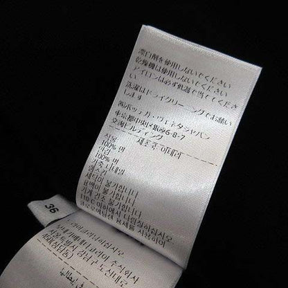 Bottega Veneta Long Trench Coat Triangle Buckle Black 36 — view 7