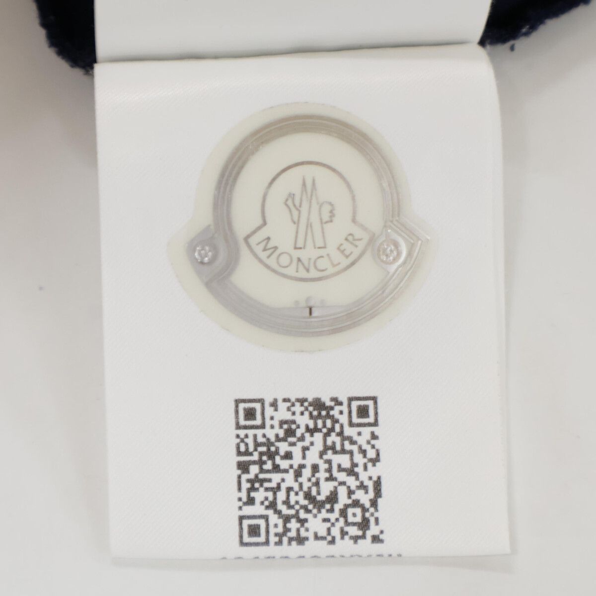 Moncler Mon Cles Navy Logo Short Sleeve Top XS — view 6