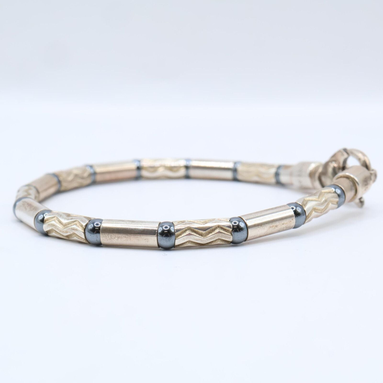 Tiffany & Co Aztec Zigzag Bracelet 925 Sterling Silver — view 5