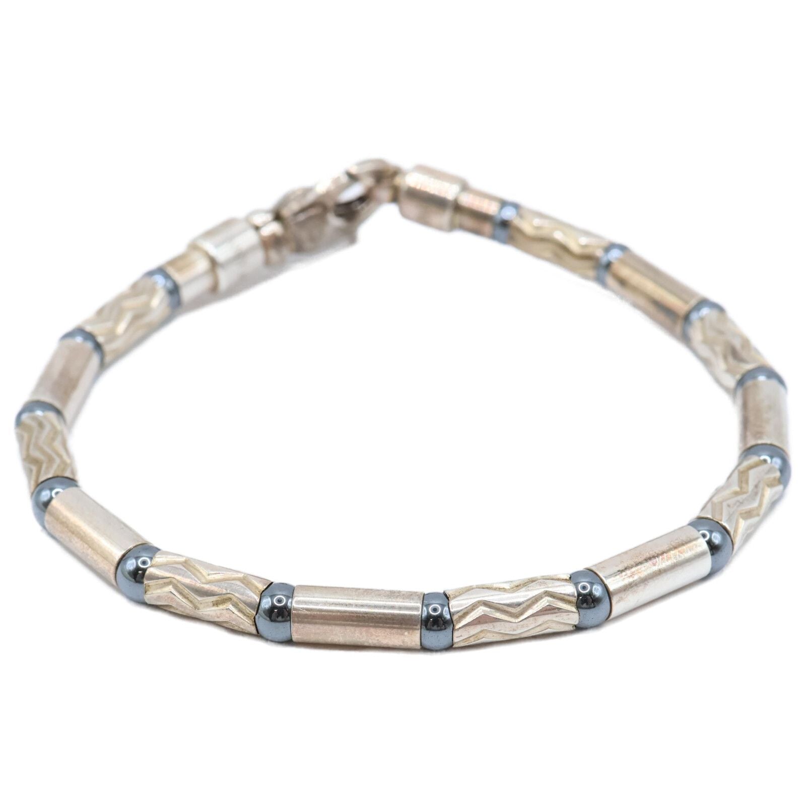 Tiffany & Co Aztec Zigzag Bracelet 925 Sterling Silver