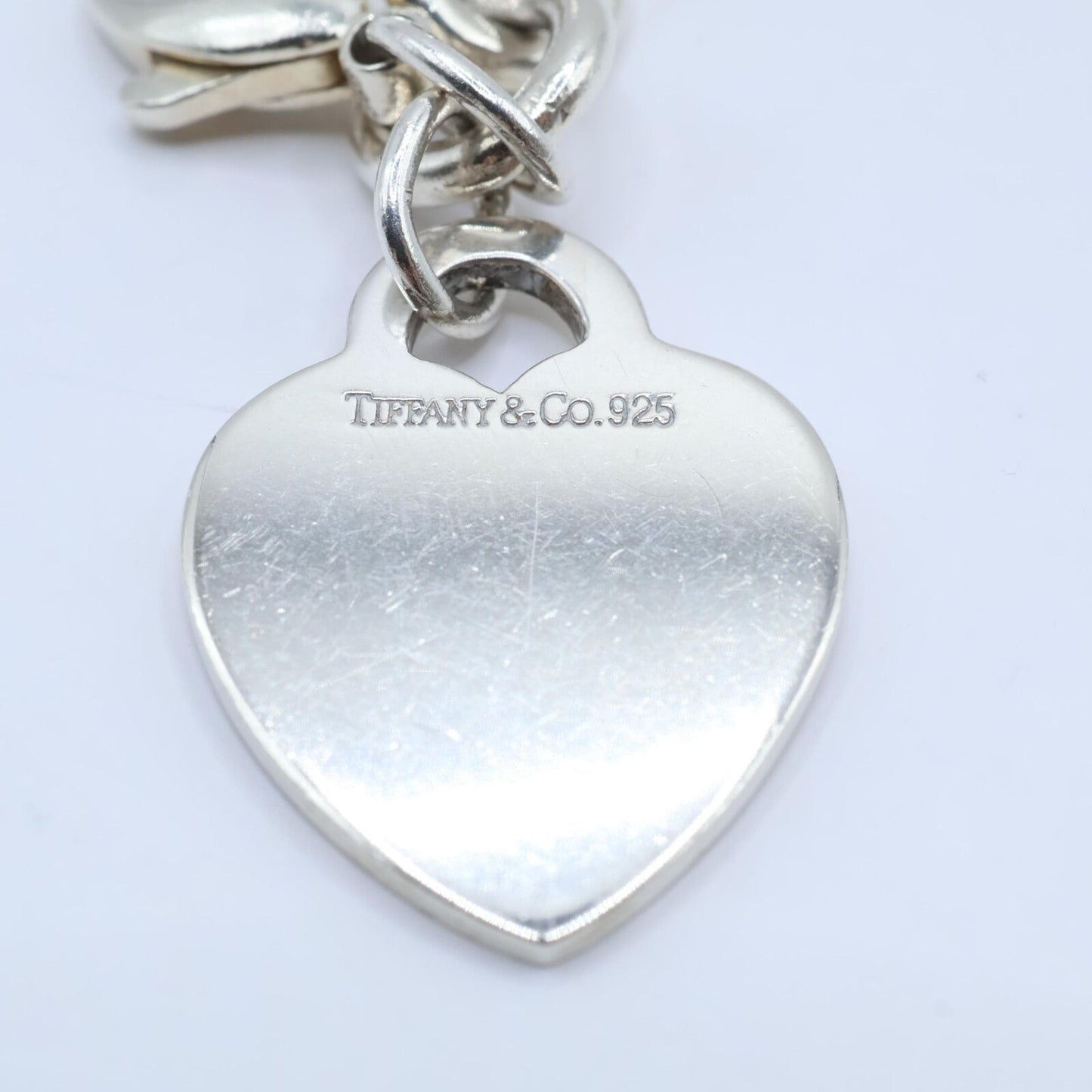Tiffany & Co Heart Tag Bracelet 925 Sterling Silver — view 6