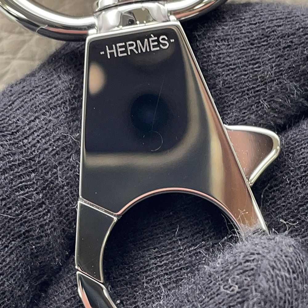 Hermes Shoulder Bag Petit Arson Beton Silver Taurillon Clemence — view 7