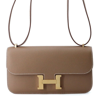 Hermes Constance Elan Miroir Etoupe Matte Champagne Gold Epsom