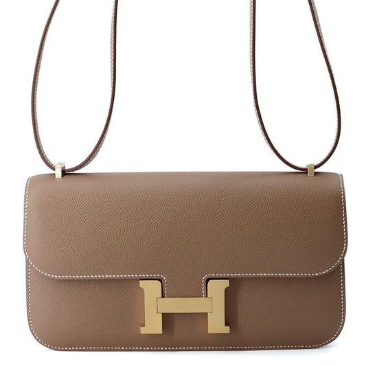 Hermes Constance Elan Miroir Etoupe Matte Champagne Gold Epsom
