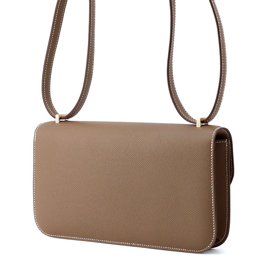 Hermes Constance Elan Miroir Etoupe Matte Champagne Gold Epsom — view 2