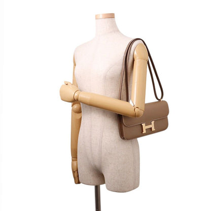 Hermes Constance Elan Miroir Etoupe Matte Champagne Gold Epsom — view 4