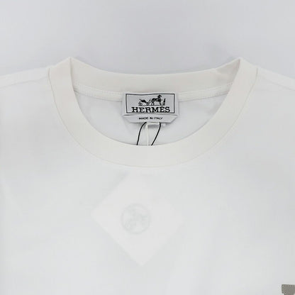 Hermes Ten T-Shirt Mini Leather Patch Logo XL Cotton Short Sleeve Top — view 4