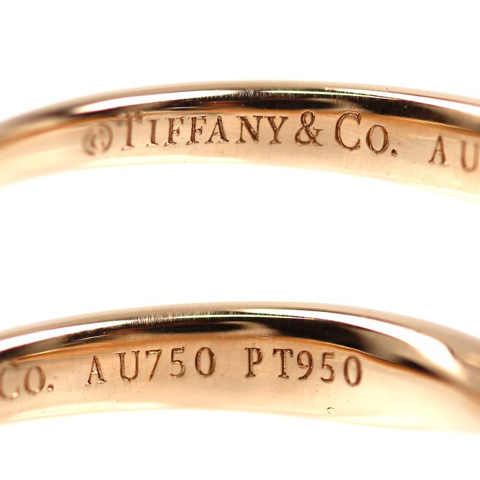 Tiffany & Co 18k Pink Gold Harmony Diamond Ring — view 5