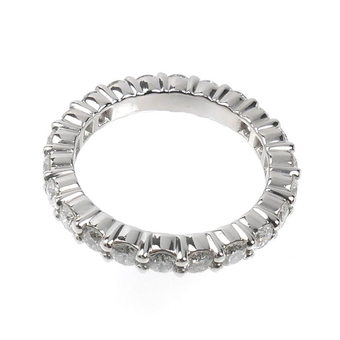 Harry Winston Prong Set Full Eternity Ring Diamond — view 4