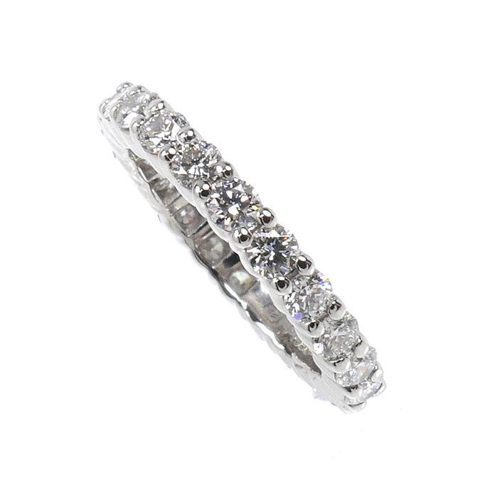 Harry Winston Prong Set Full Eternity Ring Diamond — view 2
