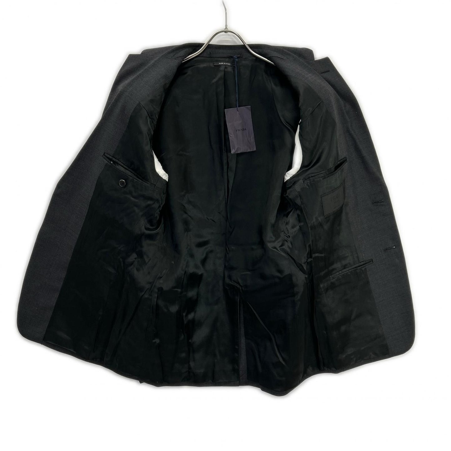 Prada 32 Dark Gray Tailored Jacket Straight Pants 76 cm — view 6