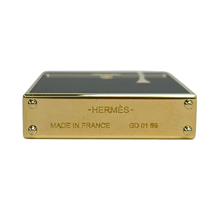 Hermes Pendant Top Curiosity Black Gold Kelly — view 3