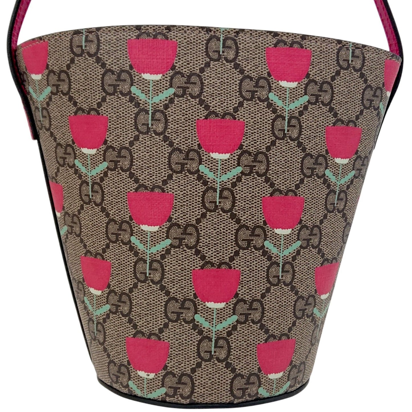 Gucci Baguette Bag Tote Kim Seungyoung Children's GG Supreme Flower Print