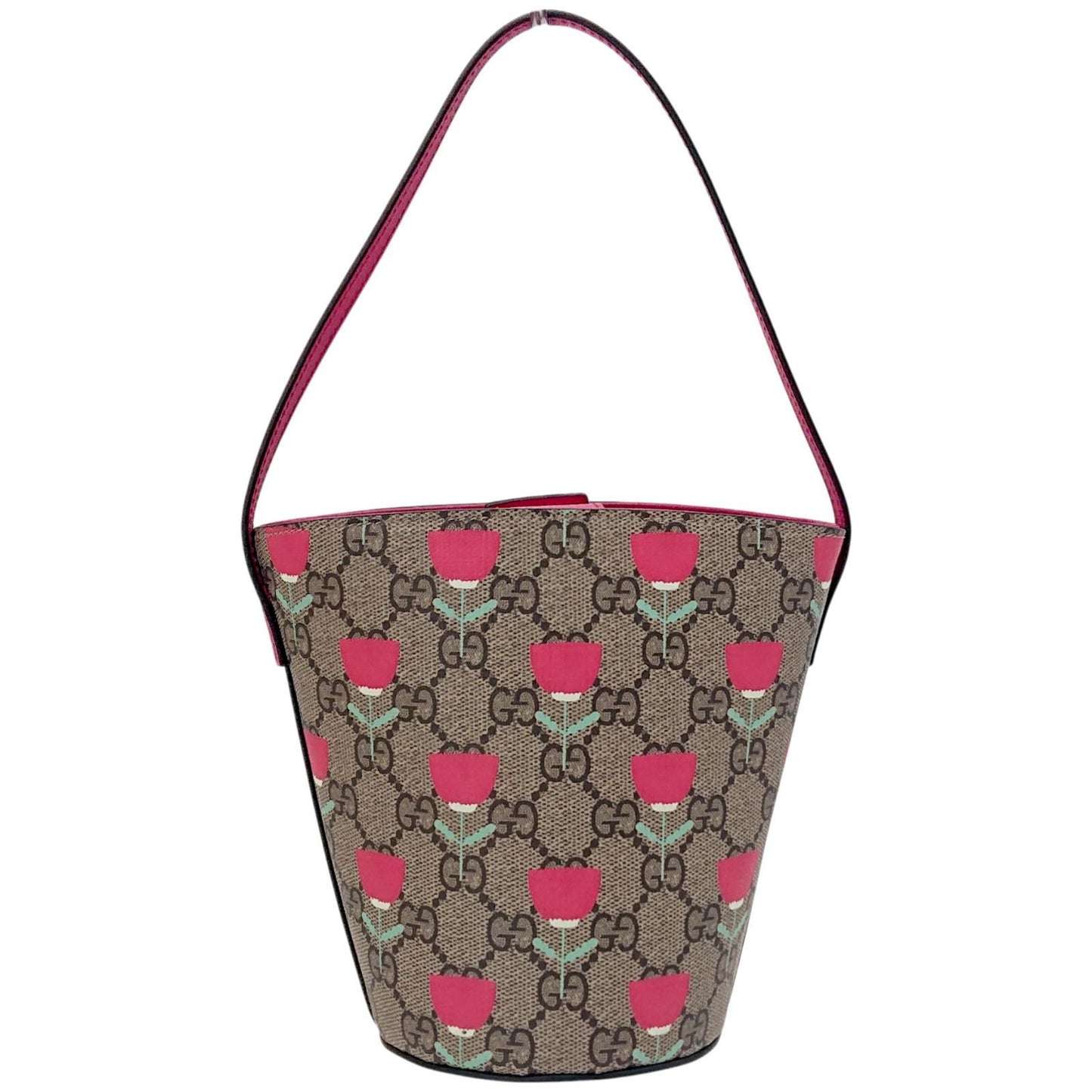 Gucci Baguette Bag Tote Kim Seungyoung Children's GG Supreme Flower Print — view 3