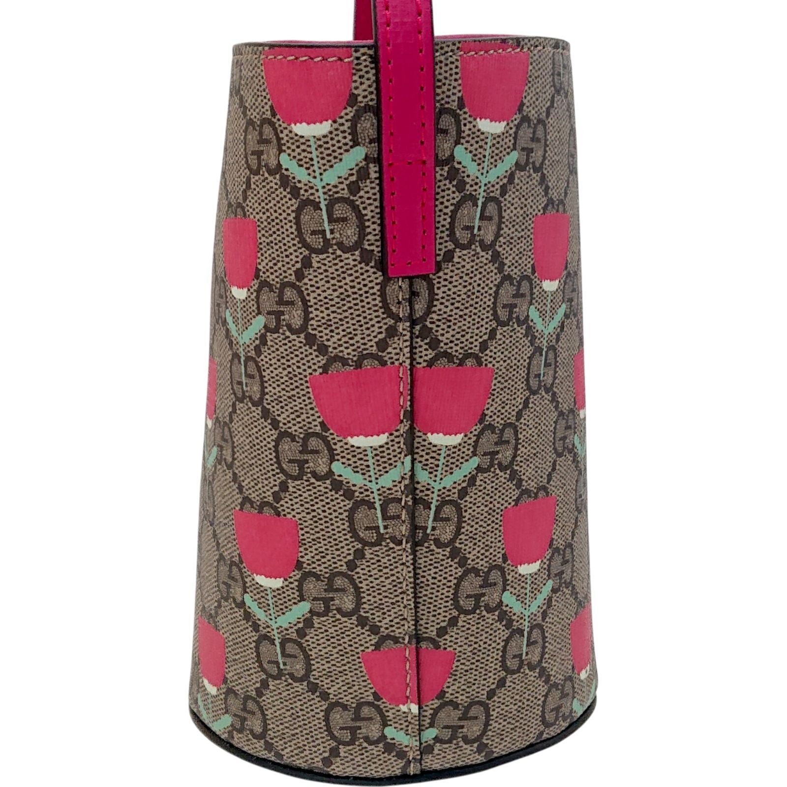 Gucci Baguette Bag Tote Kim Seungyoung Children's GG Supreme Flower Print — view 4
