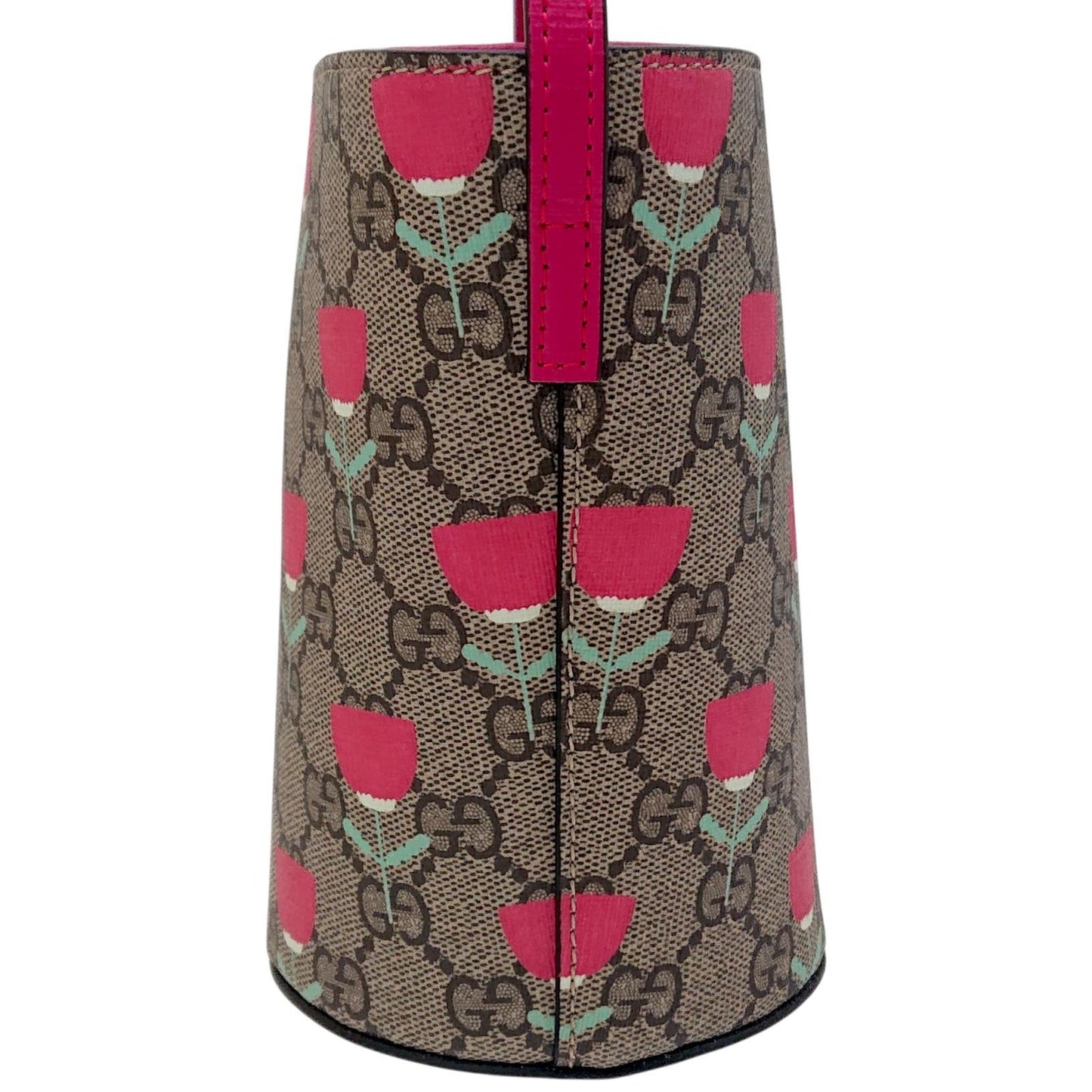 Gucci Baguette Bag Tote Kim Seungyoung Children's GG Supreme Flower Print — view 5