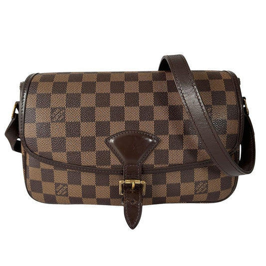 Louis Vuitton Shoulder Bag Damier Canvas Sologne