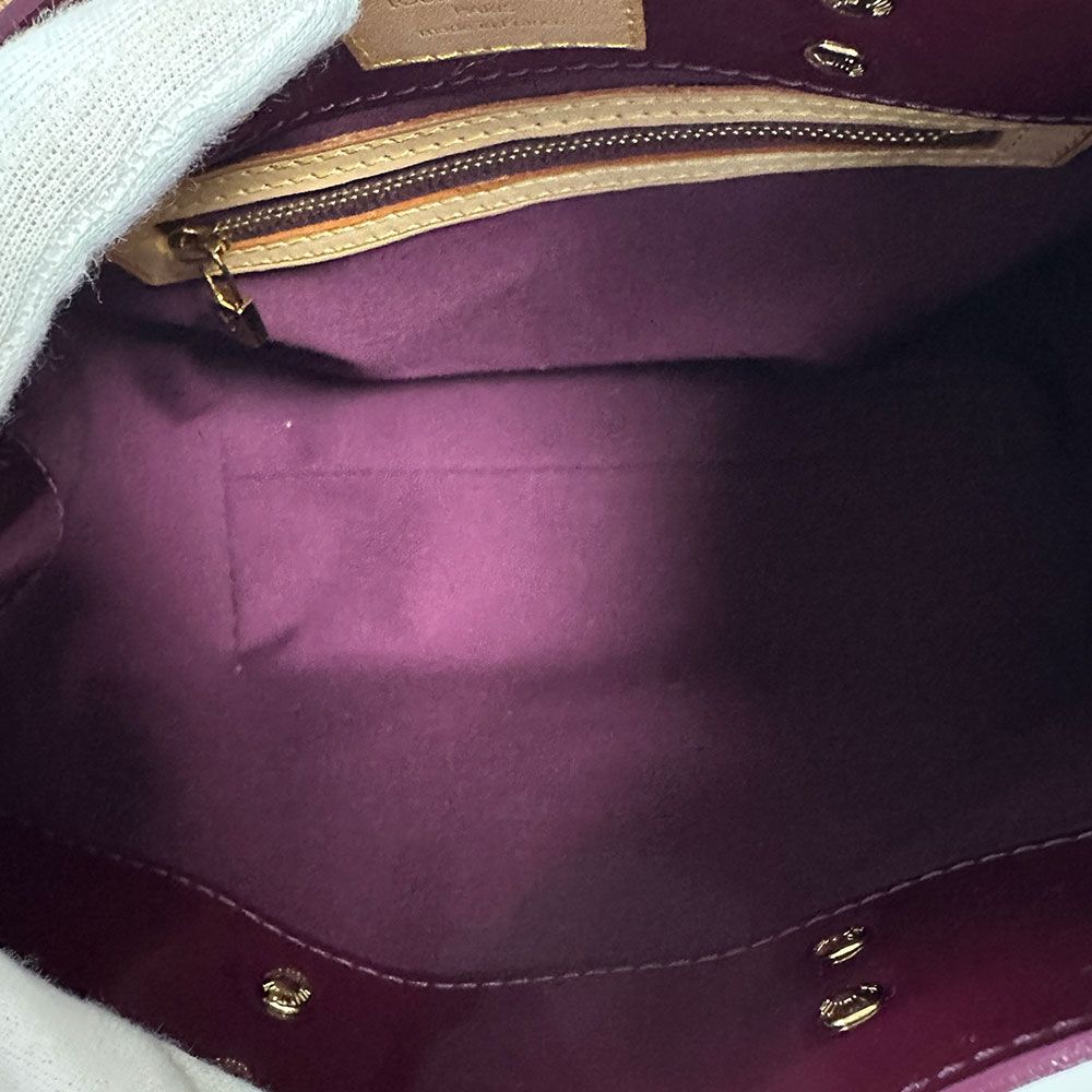 Louis Vuitton Monogram Vernis Reed PM Purple Mini Bag — view 9