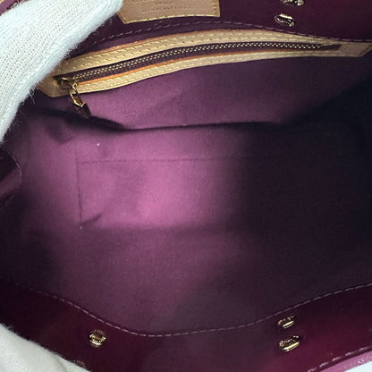 Louis Vuitton Monogram Vernis Reed PM Purple Mini Bag — view 9