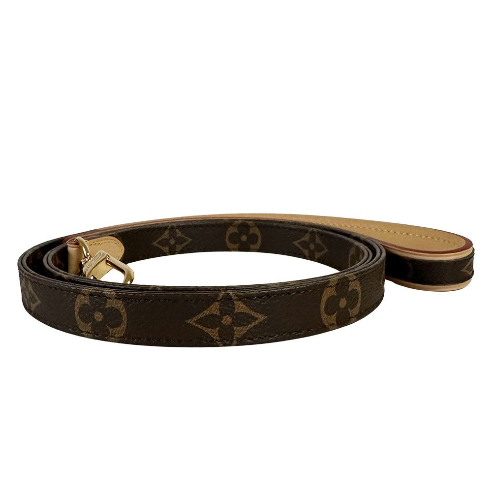 Louis Vuitton Monogram Canvas Dog Leash Brown Tall Pet for Dogs Pet Accessory