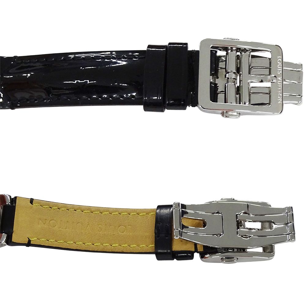 Louis Vuitton Watch Tambour Forever Diamond Quartz Stainless Steel Leather — view 5