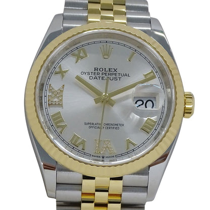Rolex Datejust Watch VI IX Diamond Automatic Winding at Stainless Steel Gold YG — view 2