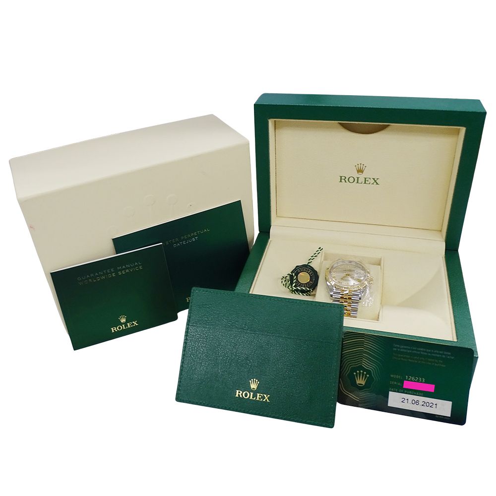 Rolex Datejust Watch VI IX Diamond Automatic Winding at Stainless Steel Gold YG — view 7