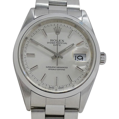 Rolex Oyster Perpetual Date a Number Watch Automatic Winding at Stainless Steel — view 2