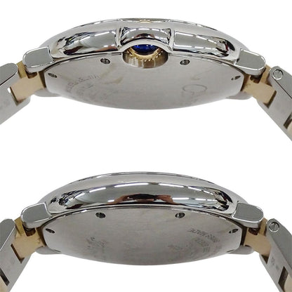 Cartier Watch Boys Baron Blue Diamond Automatic Winding at Stainless Steel Pink — view 3
