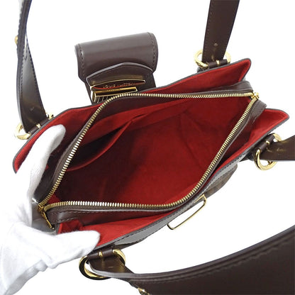 Louis Vuitton Damier Shoulder Bag Sistine PM Brown — view 5